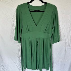 Express 2000s Deep V Tunic top